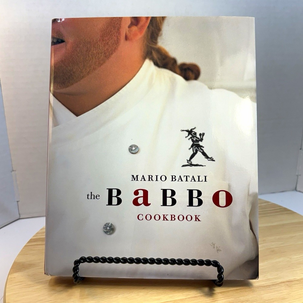 Mario Batali The Babbo Cookbook Hardcover w/ Dust Jacket 2002 Italian Cooking